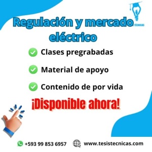 Cursos de regulación y mercado eléctrico