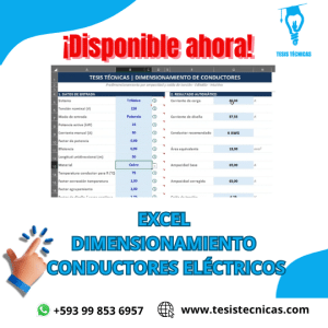 Excel para Dimensionamiento de Conductores Eléctricos | Ampacidad y Caída de Tensión